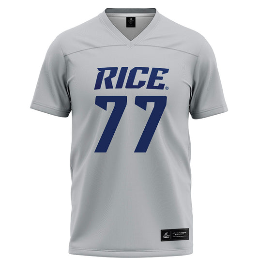Rice - NCAA Football : Ian Bothwell - Grey Football Jersey-0