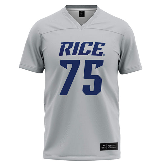 Rice - NCAA Football : Blake Boenisch - Grey Football Jersey-0