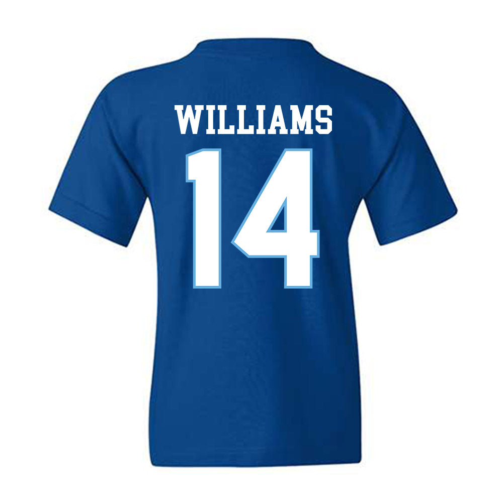 Drake - NCAA Football : Tommy Williams - Classic Shersey Youth T-Shirt-1