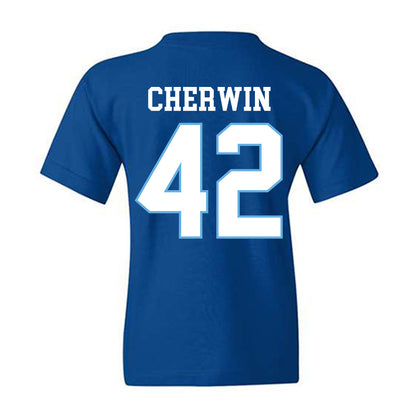 Drake - NCAA Football : Davion Cherwin - Classic Shersey Youth T-Shirt-1