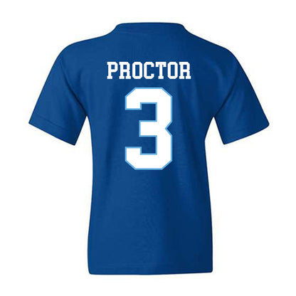 Drake - NCAA Football : Taye Proctor - Classic Shersey Youth T-Shirt-1