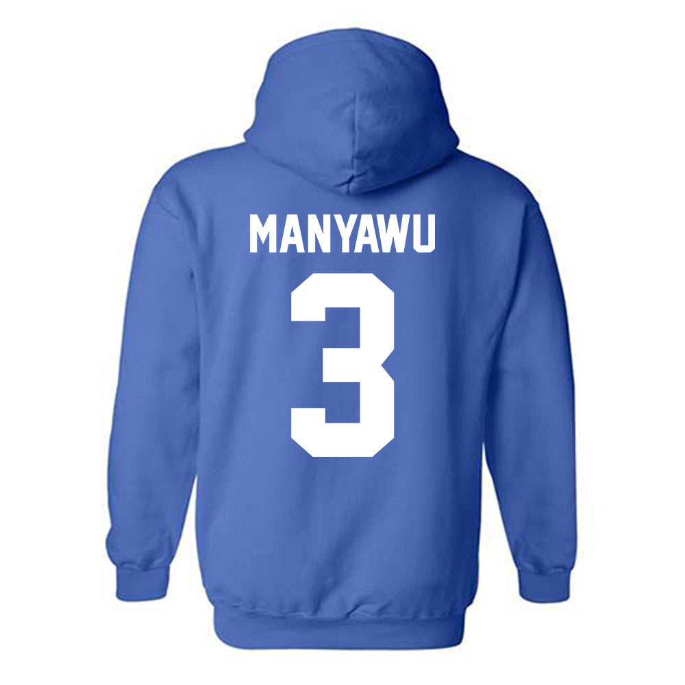 Drake - NCAA Men's Basketball : Cameron Manyawu - Classic Shersey Hooded Sweatshirt-1