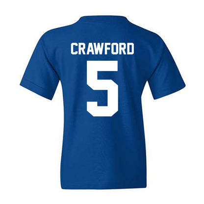 Drake - NCAA Women's Basketball : Mya Crawford - Classic Shersey Youth T-Shirt-1