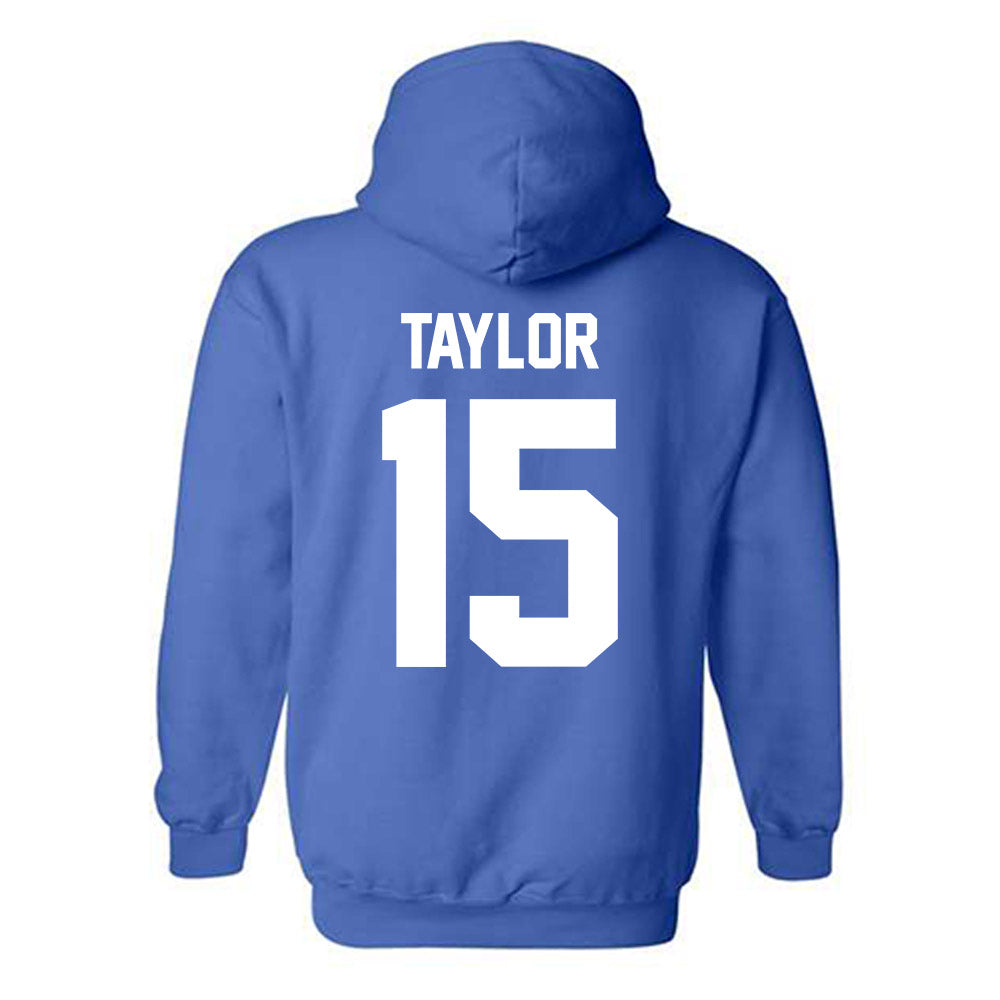 Drake - NCAA Women's Basketball : Maggie Taylor - Classic Shersey Hooded Sweatshirt-1