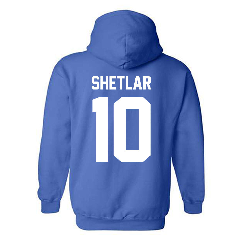 Drake - NCAA Men's Basketball : Eli Shetlar - Classic Shersey Hooded Sweatshirt-1