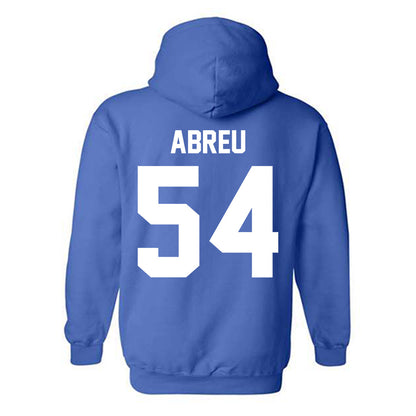 Drake - NCAA Men's Basketball : Daniel Abreu - Classic Shersey Hooded Sweatshirt-1