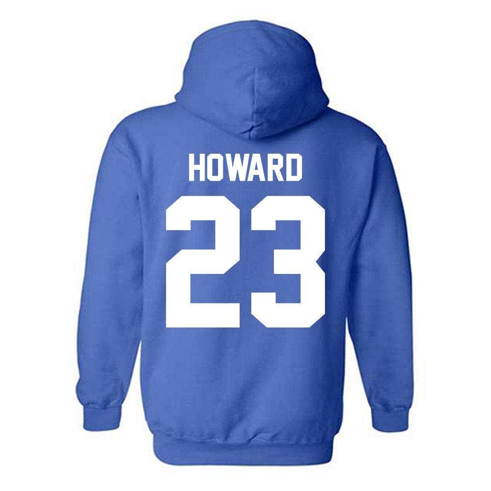 Drake - NCAA Men's Basketball : Isaia Howard - Classic Shersey Hooded Sweatshirt-1