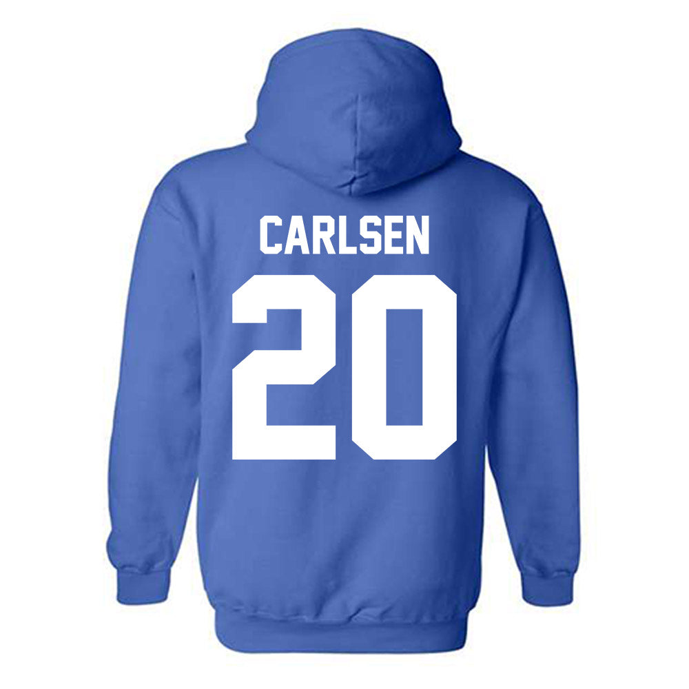 Drake - NCAA Women's Basketball : Lexi Carlsen - Classic Shersey Hooded Sweatshirt-1