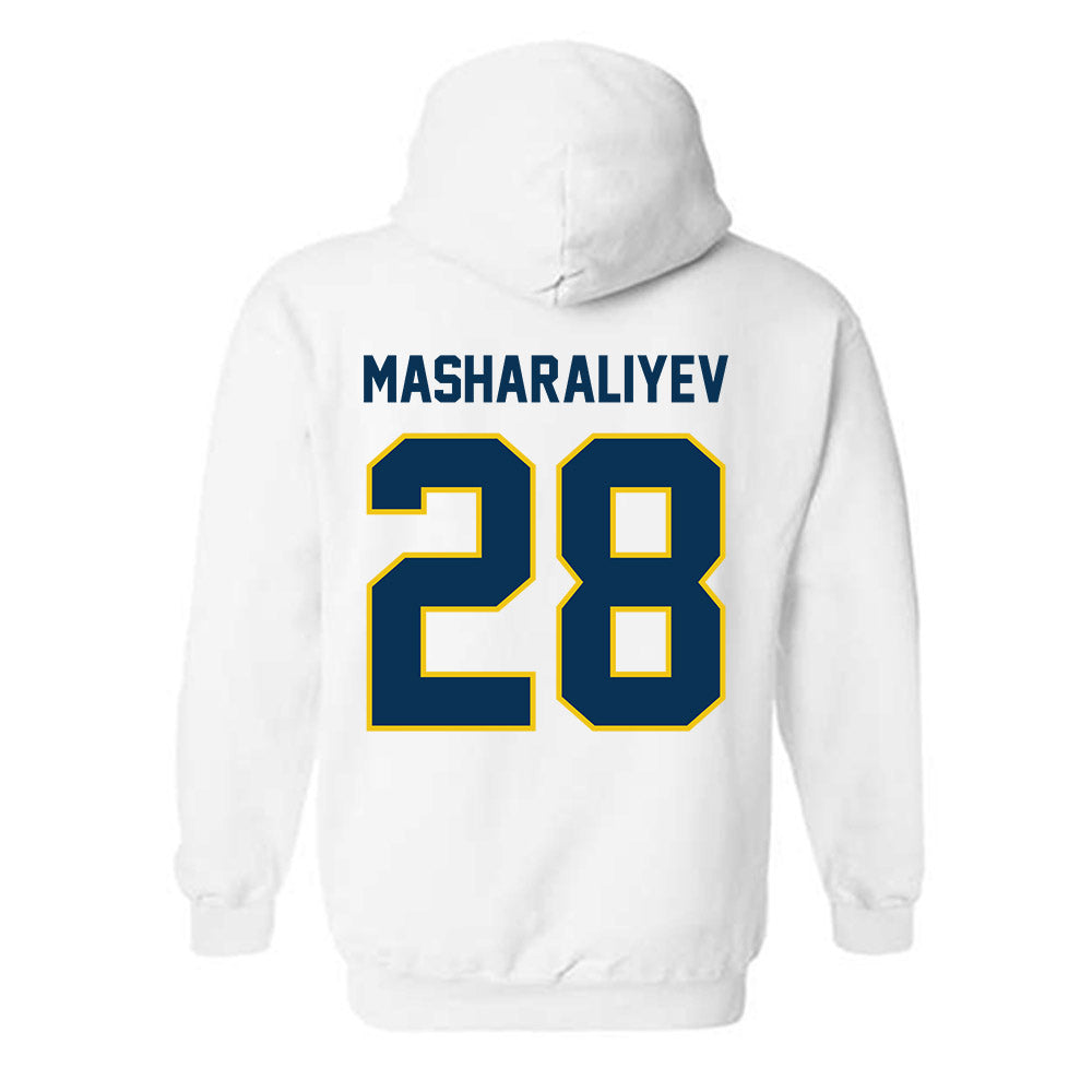 La Salle - NCAA Men's Basketball : Arlan Masharaliyev - Classic Shersey Hooded Sweatshirt-1