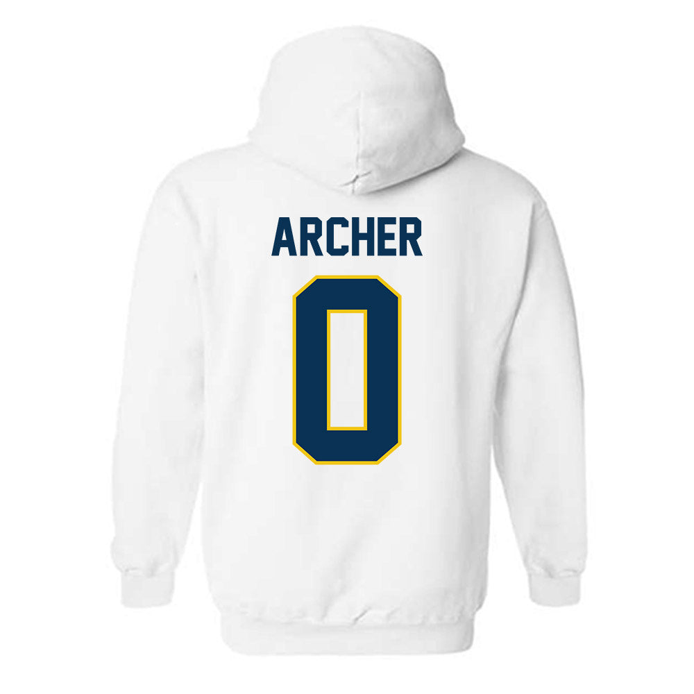 La Salle - NCAA Men's Basketball : Justin Archer - Classic Shersey Hooded Sweatshirt-1