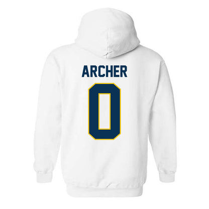 La Salle - NCAA Men's Basketball : Justin Archer - Classic Shersey Hooded Sweatshirt-1