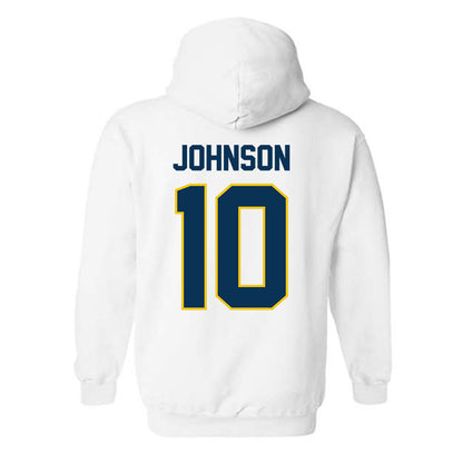 La Salle - NCAA Men's Basketball : Jaden Johnson - Classic Shersey Hooded Sweatshirt-1
