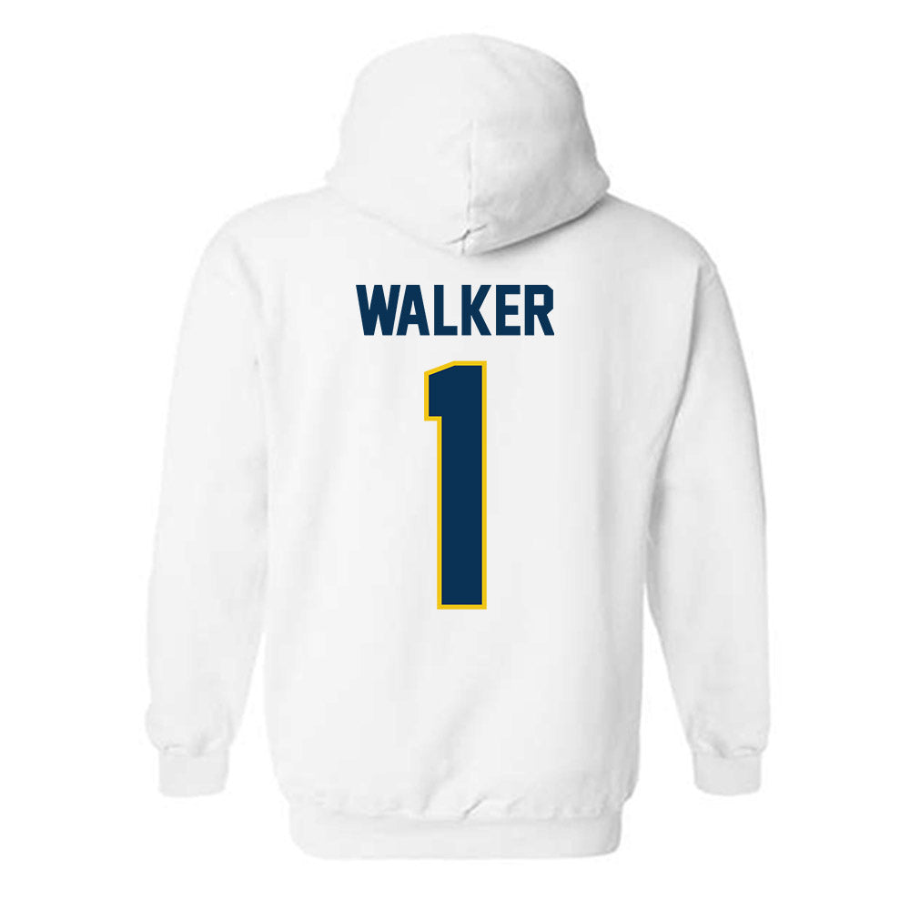 La Salle - NCAA Men's Basketball : Ashton Walker - Classic Shersey Hooded Sweatshirt-1