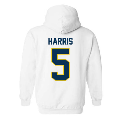 La Salle - NCAA Men's Basketball : Josiah Harris - Classic Shersey Hooded Sweatshirt-1