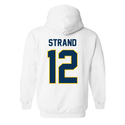 La Salle - NCAA Men's Basketball : Damon Strand - Classic Shersey Hooded Sweatshirt-1