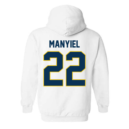 La Salle - NCAA Women's Basketball : Yar Manyiel - Classic Shersey Hooded Sweatshirt-1