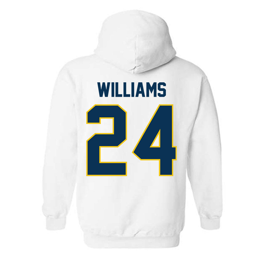 La Salle - NCAA Women's Basketball : Kiara Williams - Classic Shersey Hooded Sweatshirt-1