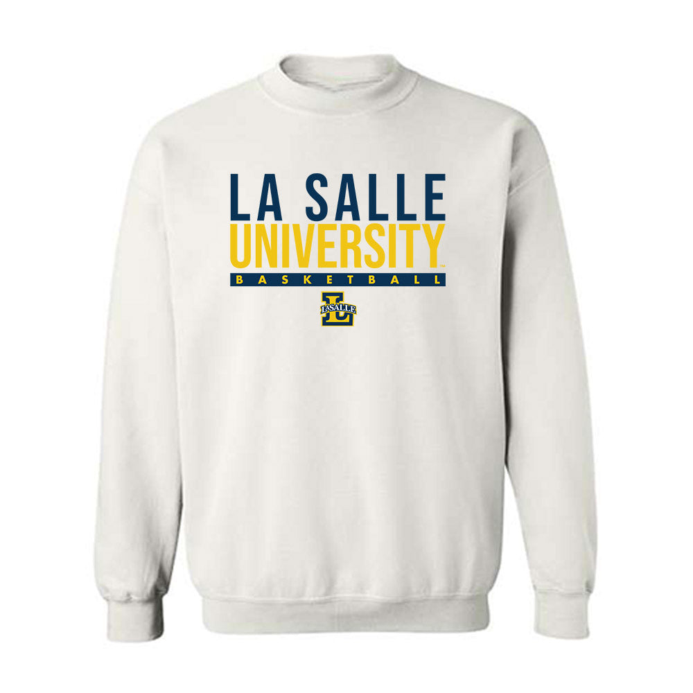 La Salle - NCAA Men's Basketball : Jaden Johnson - Classic Shersey Crewneck Sweatshirt-0