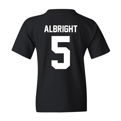 Marshall - NCAA Baseball : Blaine Albright - Classic Shersey Youth T-Shirt-1