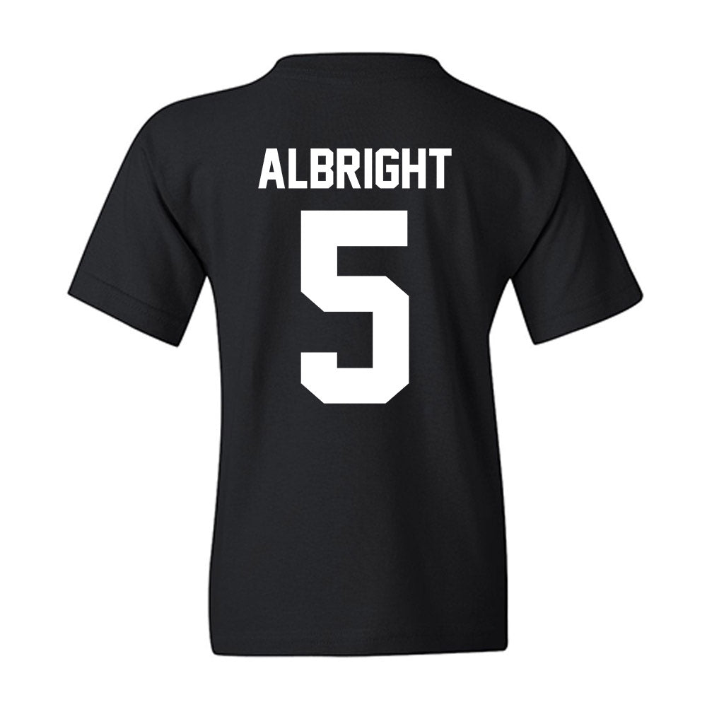 Marshall - NCAA Baseball : Blaine Albright - Classic Shersey Youth T-Shirt-1
