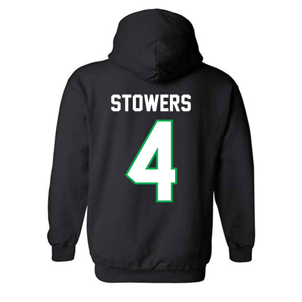 Marshall - NCAA Women's Basketball : Zenthia Stowers - Classic Shersey Hooded Sweatshirt-1
