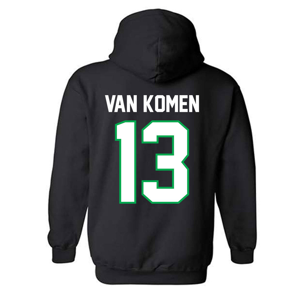 Marshall - NCAA Men's Basketball : Matthew Van Komen - Classic Shersey Hooded Sweatshirt-1