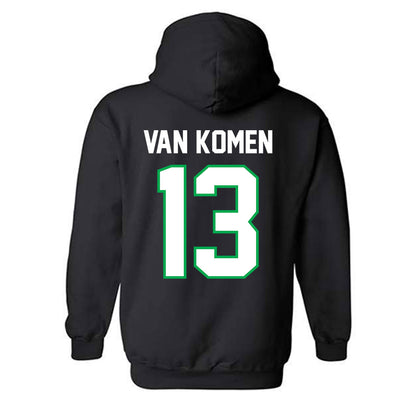 Marshall - NCAA Men's Basketball : Matthew Van Komen - Classic Shersey Hooded Sweatshirt-1