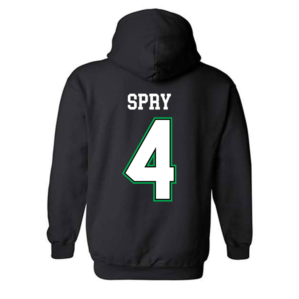 Marshall - NCAA Softball : Kate Spry - Classic Shersey Hooded Sweatshirt-1