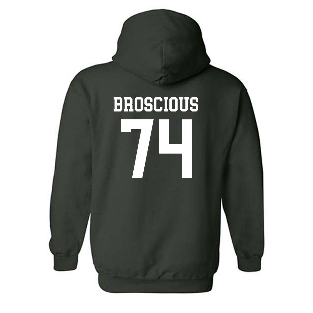 Michigan State - NCAA Football : Gavin Broscious - Classic Shersey Hooded Sweatshirt-1