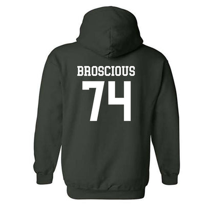 Michigan State - NCAA Football : Gavin Broscious - Classic Shersey Hooded Sweatshirt-1