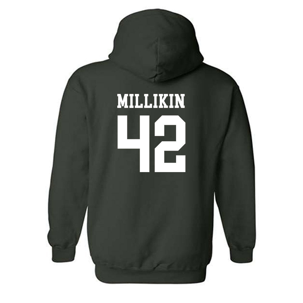 Michigan State - NCAA Football : David Millikin - Classic Shersey Hooded Sweatshirt-1