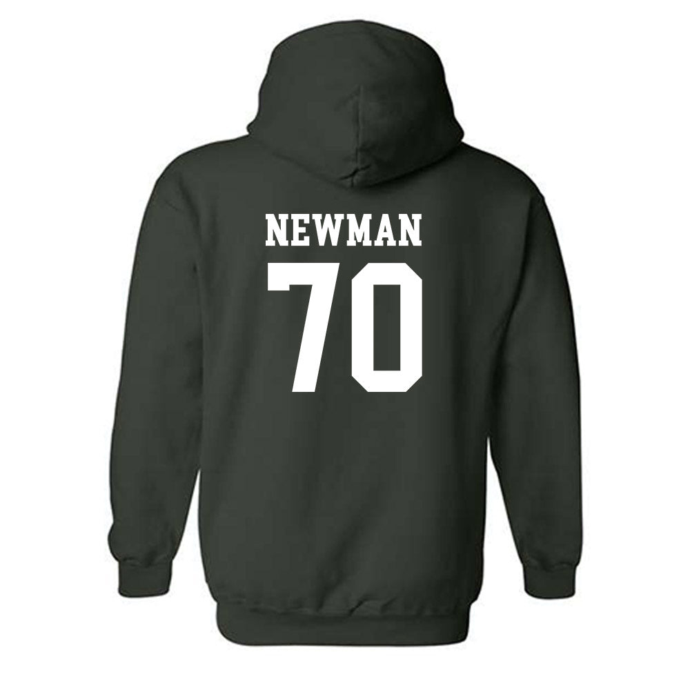 Michigan State - NCAA Football : Luke Newman - Classic Shersey Hooded Sweatshirt-1