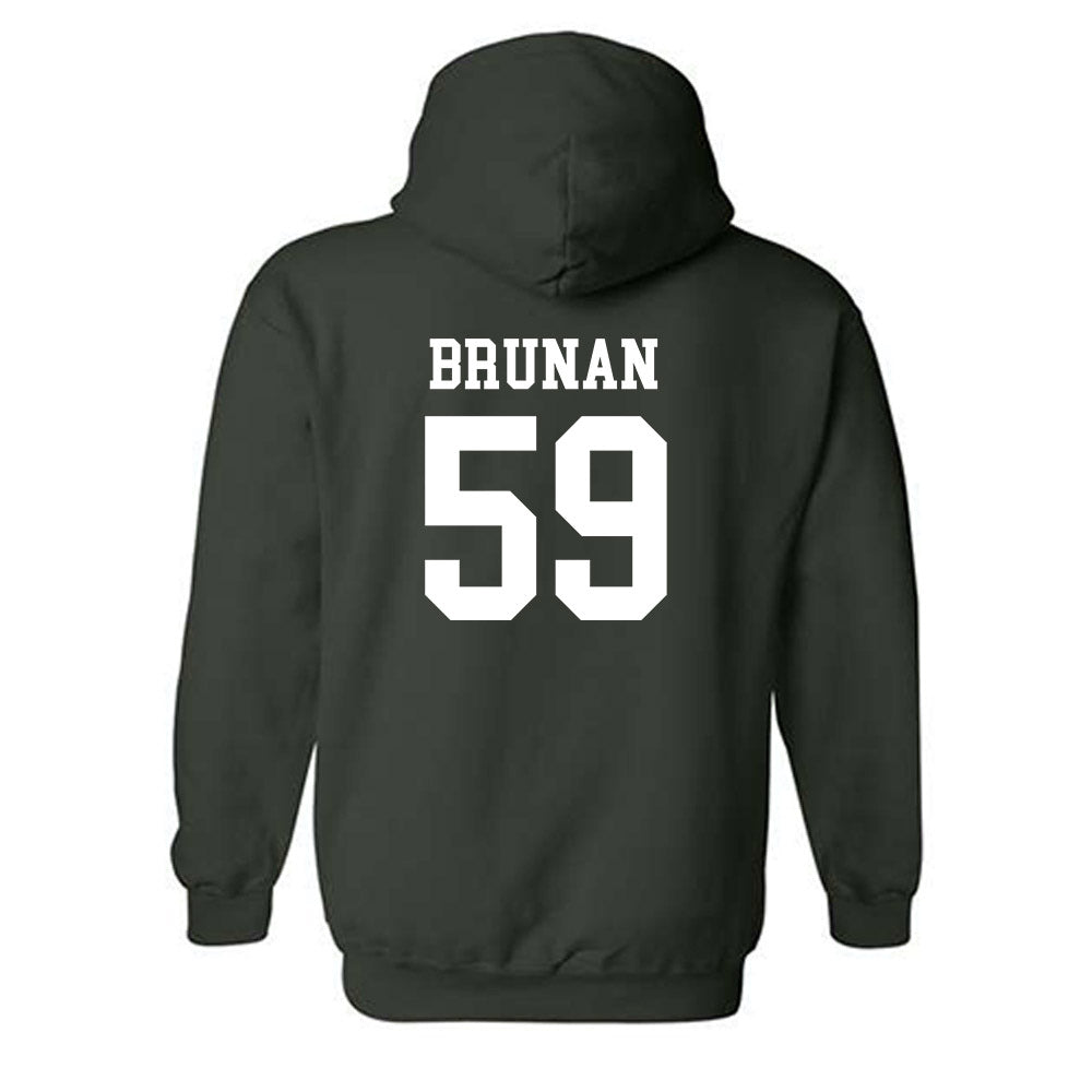 Michigan State - NCAA Football : Kyler Brunan - Classic Shersey Hooded Sweatshirt-1