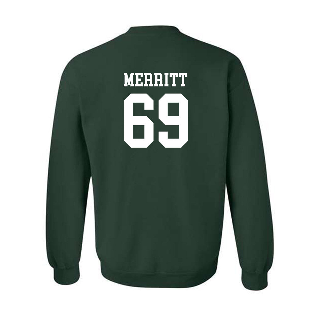 Michigan State - NCAA Football : Jacob Merritt - Classic Shersey Crewneck Sweatshirt-1