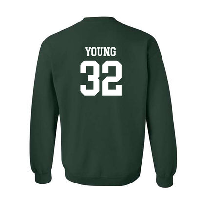 Michigan State - NCAA Football : Evan Young - Classic Shersey Crewneck Sweatshirt-1