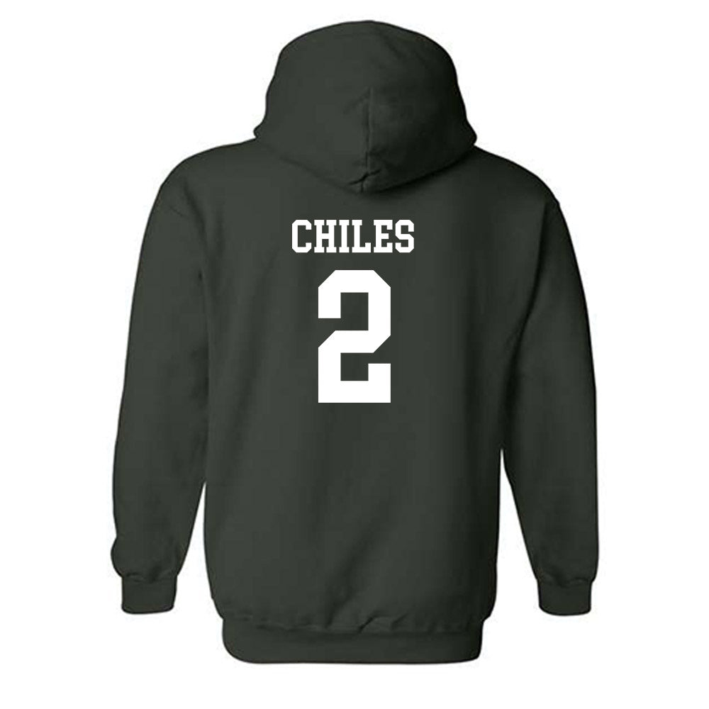 Michigan State - NCAA Football : Aidan Chiles - Classic Shersey Hooded Sweatshirt-1