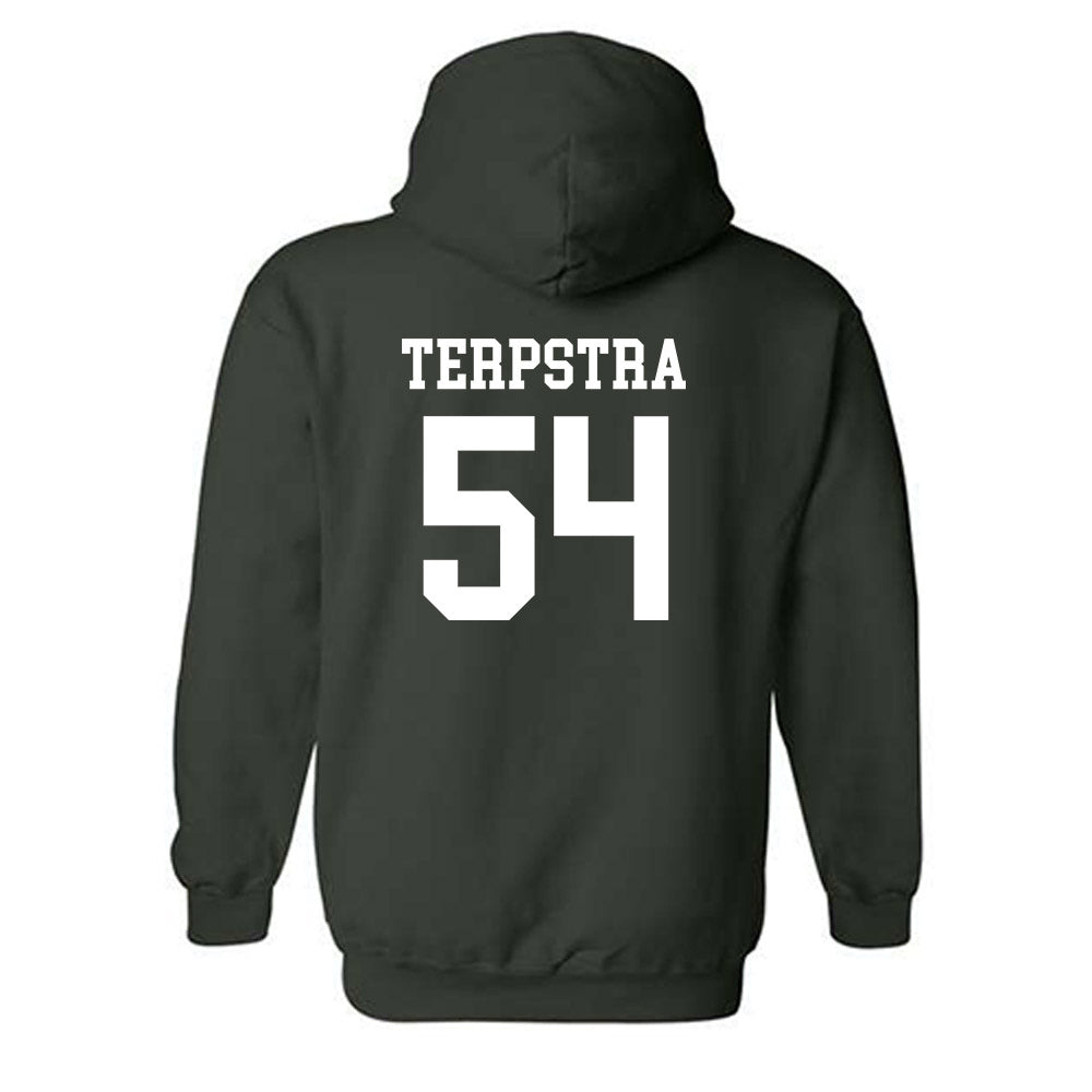 Michigan State - NCAA Football : Cooper Terpstra - Classic Shersey Hooded Sweatshirt-1