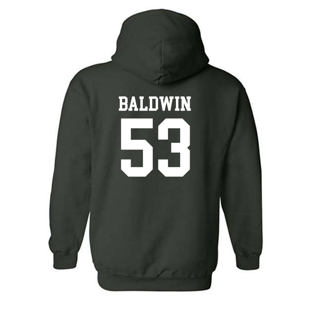 Michigan State - NCAA Football : Brandon Baldwin - Classic Shersey Hooded Sweatshirt-1