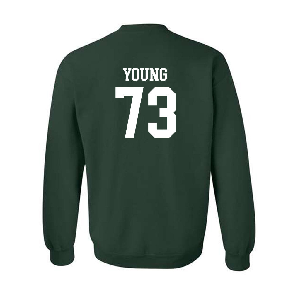 Michigan State - NCAA Football : Rustin Young - Classic Shersey Crewneck Sweatshirt-1