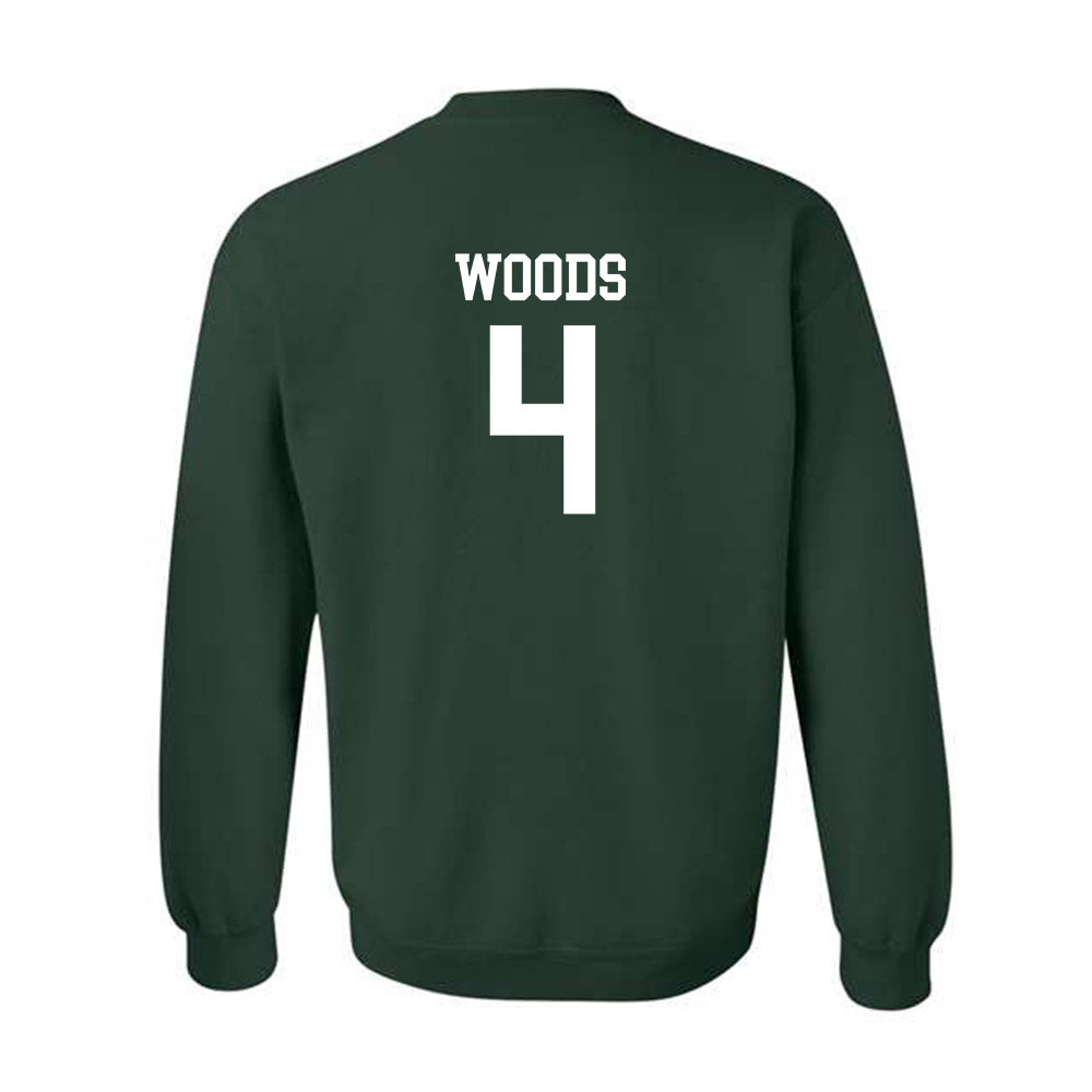 Michigan State - NCAA Football : Edward Woods - Classic Shersey Crewneck Sweatshirt-1