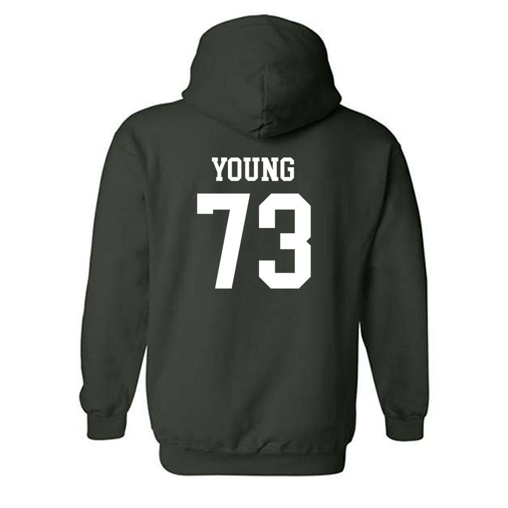 Michigan State - NCAA Football : Rustin Young - Classic Shersey Hooded Sweatshirt-1