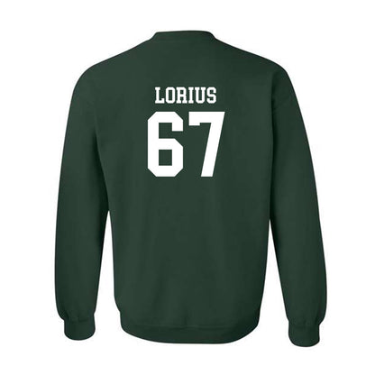 Michigan State - NCAA Football : Hayden Lorius - Classic Shersey Crewneck Sweatshirt-1