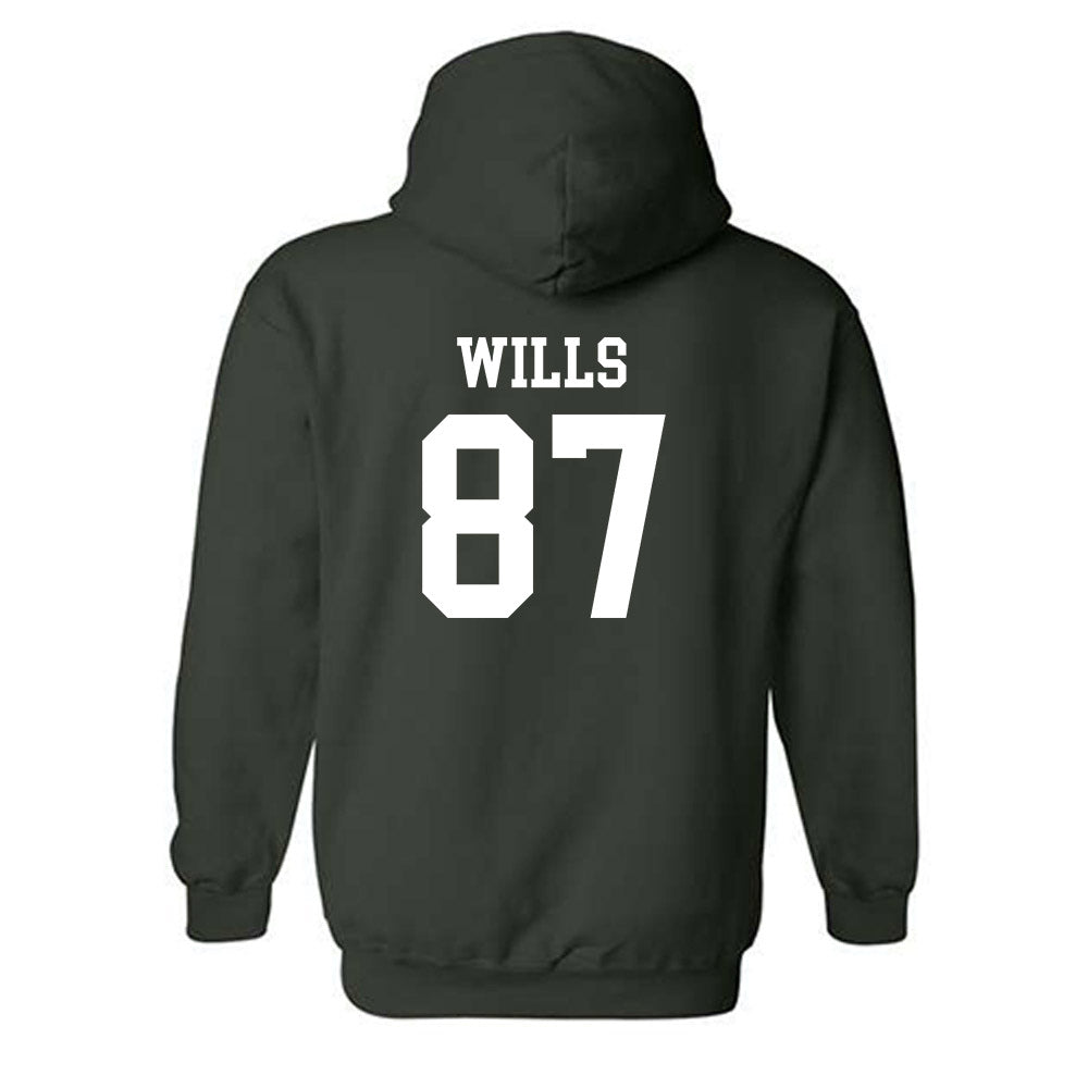 Michigan State - NCAA Football : Jack Wills - Classic Shersey Hooded Sweatshirt-1
