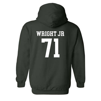 Michigan State - NCAA Football : Robert Wright Jr - Classic Shersey Hooded Sweatshirt-1
