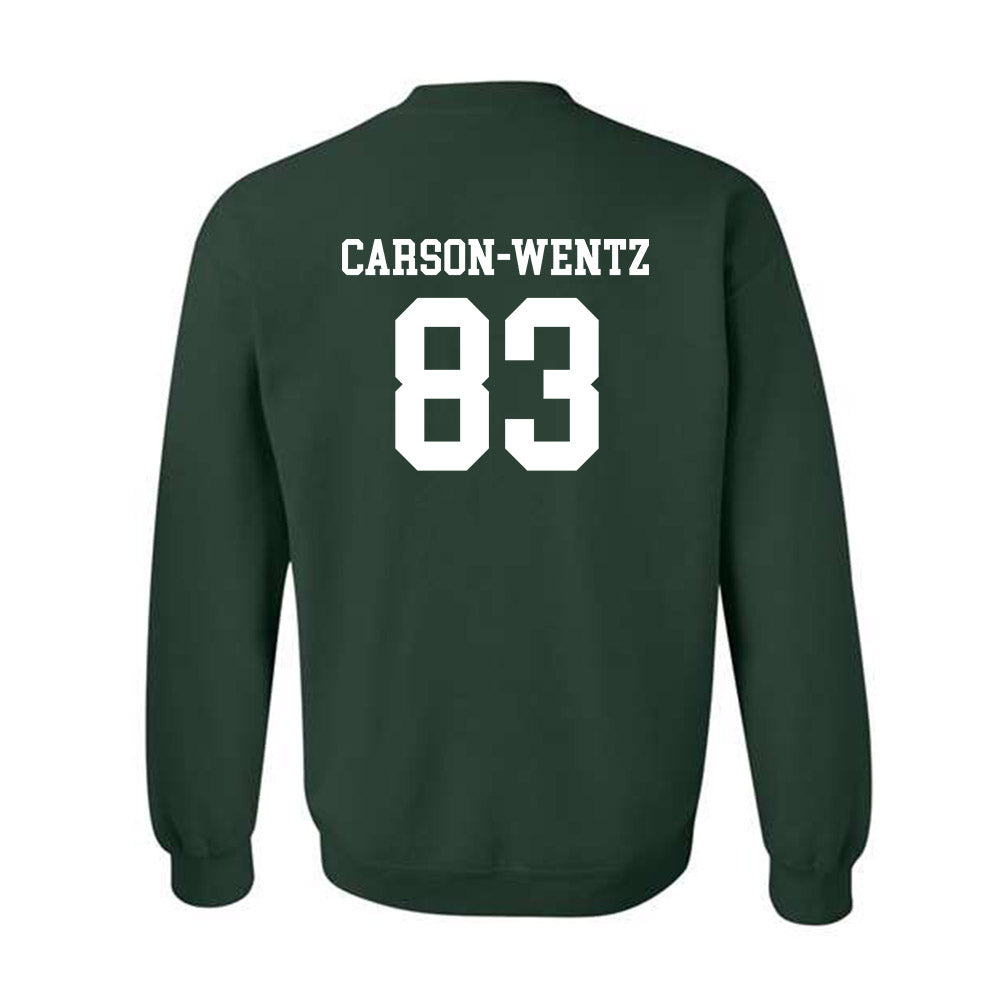 Michigan State - NCAA Football : Jack Carson-wentz - Classic Shersey Crewneck Sweatshirt-1