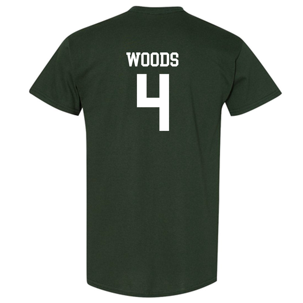 Michigan State - NCAA Football : Edward Woods - Classic Shersey T-Shirt-1