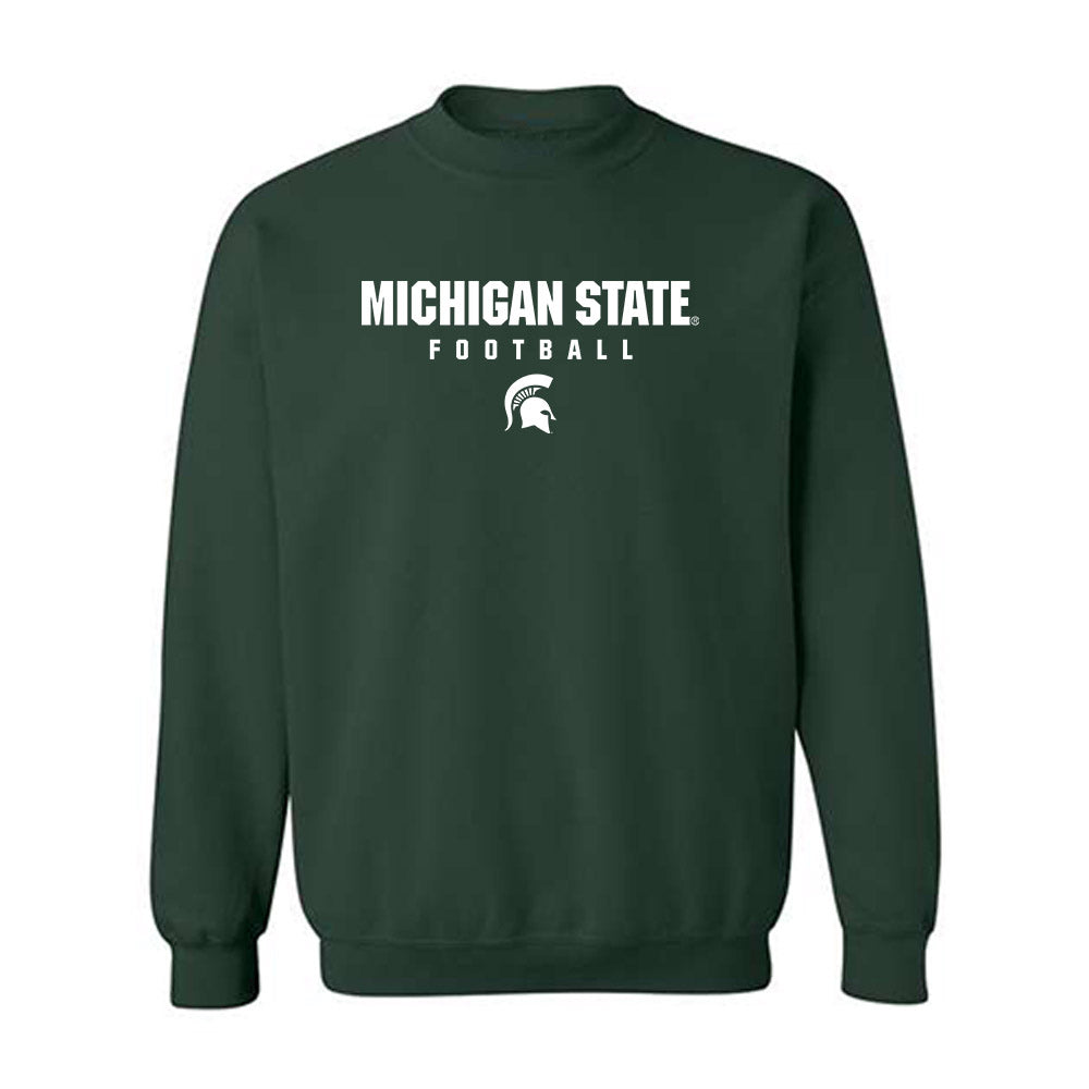 Michigan State - NCAA Football : Rakeem Johnson - Classic Shersey Crewneck Sweatshirt-0