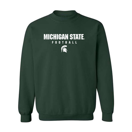 Michigan State - NCAA Football : Anthony Jones - Classic Shersey Crewneck Sweatshirt-0