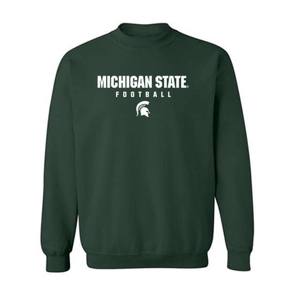 Michigan State - NCAA Football : Jack Carson-wentz - Classic Shersey Crewneck Sweatshirt-0