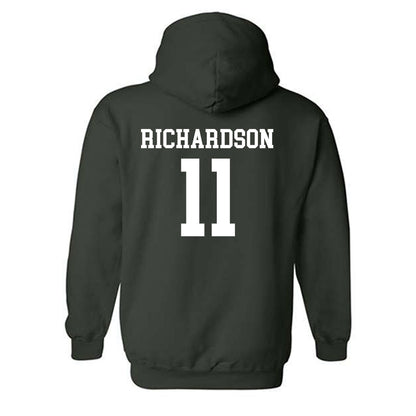 Michigan State - NCAA Men's Basketball : Jase Richardson - Classic Shersey Hooded Sweatshirt-1